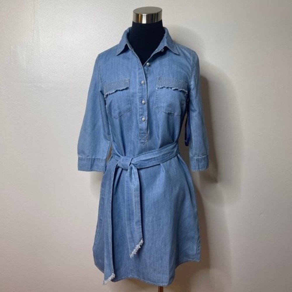 NWT G. Kale Petite Denim Dress